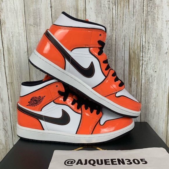 Air Jordan 1 Mid Turf Orange Men’s - Picture 3 of 9